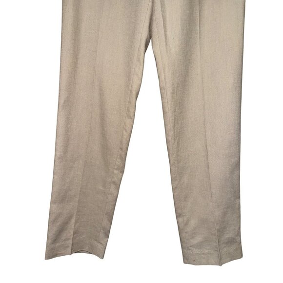 NEW Ralph Lauren Boy's Suit Pants Khaki Beugene Black Label Linen Size 20 30" - Picture 3 of 9